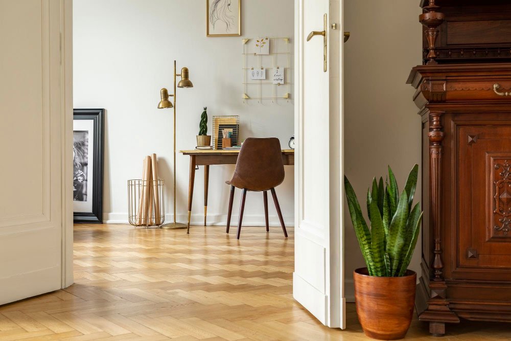 what is herringbone flooring