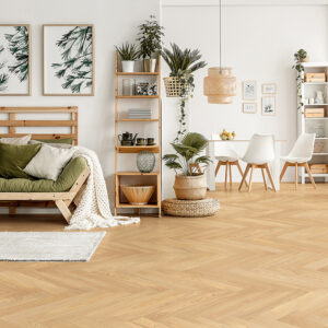 Honey Glow Herringbone
